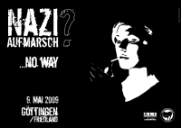 Plakat: Naziaufmarsch? No way!