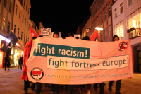 Antira-Demo in Göttingen, 07.02.2014