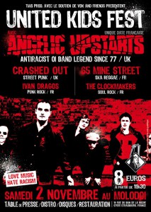 Angelic Upstarts + 65 Mines Street + Crashed Out + The Clockmakers + Ivan Dragos