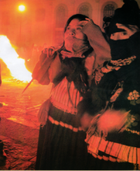 zapatistas con fuego