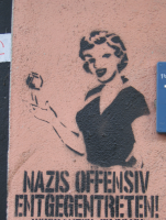 Berlin: Graffiti Nazis offensiv entgegnstreten!