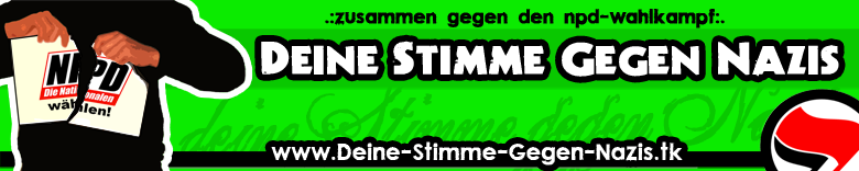 Deine Stimme gegen Nazis