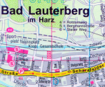 Karte Bad Lauterberg
