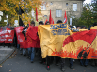 Demo vor der Burschenschaft Hannovera