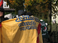 Demo vor der Burschenschaft Hannovera