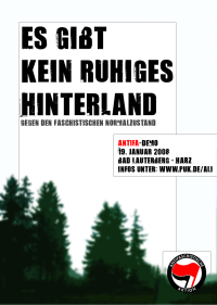 Plakat zur Demo in Bad Lauterberg am 19.1.2008