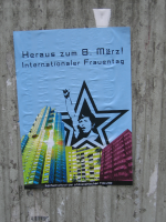 Streetart in Göttingen zum 8.März 2008