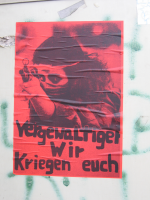 Streetart in Göttingen zum 8.März 2008