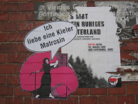 Streetart in Göttingen zum 8.März 2008