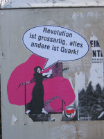 Streetart in Göttingen zum 8.März 2008