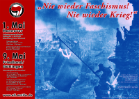 Plakat: Nie wieder Faschismus! Nie wieder Krieg!