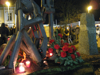 Mahnwache an Connys Todesstelle, 17.11.2009