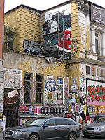 Hamburg, November 2009: Restaurierung des 20 Jahre alten Wandgemäldes