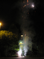 Feuerwerk für den 8.Mai 2010 vor dem JuzI
