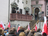 Antifaschistische Auftaktkundgebung, Bad Gandersheim 9.Mai 2010