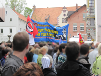 Antifaschistische Auftaktkundgebung, Bad Gandersheim 9.Mai 2010
