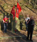 Bernd Langer am VVN-Gedenkstaein am 184.2010 in Bad Lauterberg