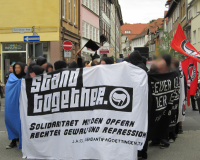 Demo der JAG gegen Burschis, 6.8.2010
