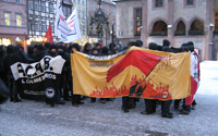 Demoauftakt am Marktplatz, Göttingen, 30.1.2010