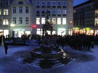 Demoauftakt am Markt, 30.1.2010