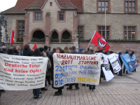 Göttingen 15.1.2011: Kundgebung zum Gedenken am Mord Alex Selchows