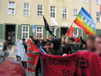 Wütende antifaschistische Demo in der Roten Straße, Göttingen 22. Mai 2011