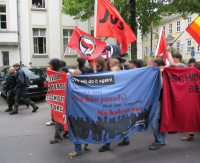 Antifaschistische Demo gegen Nazis, Repression und Polizeigewalt, Göttingen 22.Mai 2011