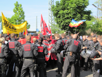 Northeim 22.5.2011: Polizei behindert antifaschistische Demonstration aus Göttingen