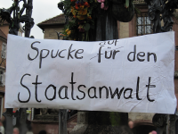 Spucke auf den Staatsanwalt