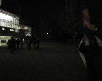 Polizisten wurden von der Demo vom Campus verjagt