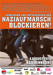 Plakat: Naziaufmarsch in Bad Nenndorf blockieren