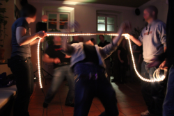 Limbo-Dance Zweite Runde, Antifa-Gala in Göttingen, 13. Juli 2012