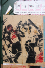 Kunstplakate zum Tod von Conny, Göttingen Dez 2014 Kunstplakate zum Tod von Conny, Göttingen Dez 2014