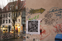 Kunstplakate zum Tod von Conny, Göttingen Dez 2014 Kunstplakate zum Tod von Conny, Göttingen Dez 2014