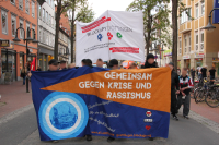Göttingen Blockupy aktionistische Stadtrallye