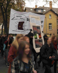 Die Tür läuft in der Demo mit