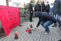 Gedenken an ermoderte Zwangsarbeiter