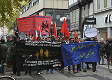 Refugee Demo Straßenfest