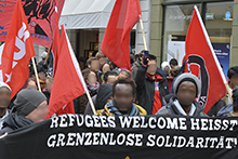 Refugee Demo Straßenfest