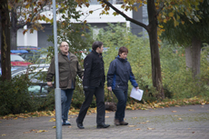 Göttingen, 10.11.2016, Amtsgericht. Antifa-Agit-Prop: AFD-Steinke, auf dem Weg zum Gericht