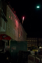 Feuerwerk in der Roten Straße