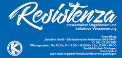 Resistanza Ausstellungsflyer 