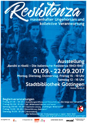 Resistanza Ausstellungsplakat