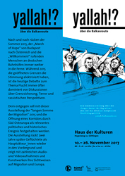 Flyerfront Yallah Ausstellung