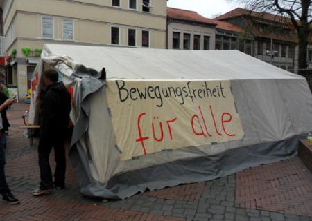 Aufruf der protestierenden Flüchtlinge