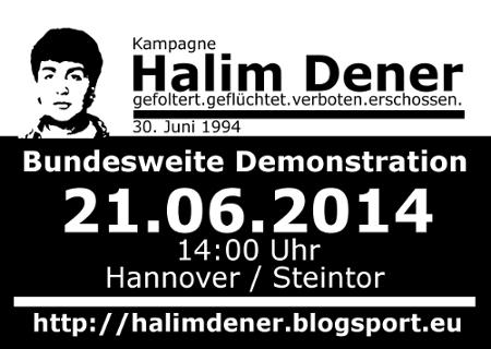 21.06.2014: Halim Dener Demo in Hannover