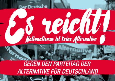 Gegen den AfD-Bundesparteitag in Hannover!
