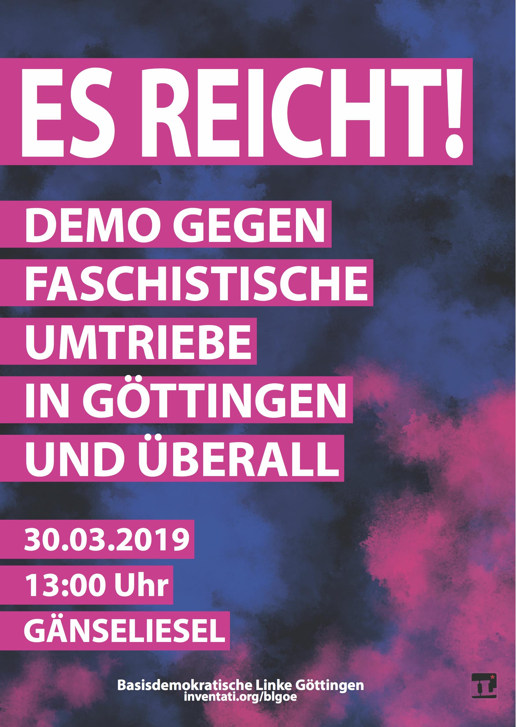 Pressemitteilung zur Demo am 30.3.19