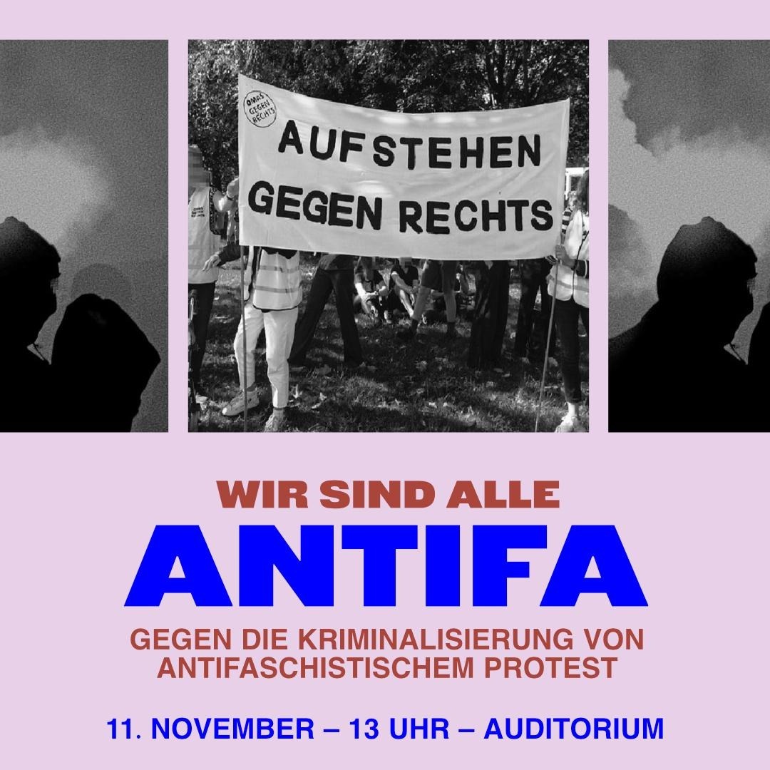 Demonstrationsaufruf: Wir sind alle Antifa – Gegen die Kriminalisierung von antifaschistischem Protest!