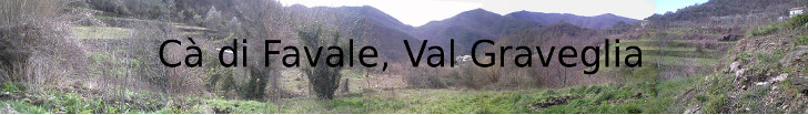 Ca' di Favale, Val Graveglia